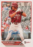2023 Topps Pro Debut #PD194 Dustin Harris Autograph Baseball Card