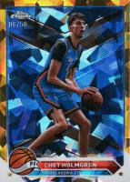 2023 Topps Chrome Sapphire Edition #196 Chet Holmgren Gold Basketball Card