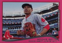 2014 Topps Update #US301 Mookie Betts Pink Baseball Card