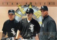 1996 Select Team Nucleus #27 Alex Fernandez/Frank Thomas/Robin Ventura Baseball Card
