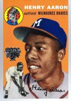 2000 Topps Opening Day #110 Hank Aaron 1954 Reprint Baseball Card
