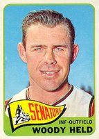1965 Topps #336 Woody Held Baseball Card