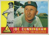1960 Topps #40 Joe Cunningham Baseball Card