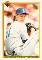 1990 Bowman Tiffany #468 Randy Johnson Baseball Card