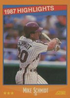 1988 Score Glossy #657 Mike Schmidt Baseball Card