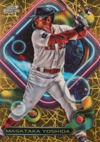 2023 Topps Cosmic Chrome #185 Masataka Yoshida Gold Interstellar Baseball Card