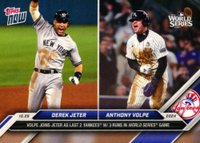2024 Topps Now #878 Anthony Volpe/Derek Jeter Baseball Card