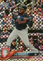 2018 Topps Chrome #189 Jose Ramirez X-Fractor Baseball Card
