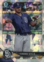 2018 Bowman Prospects Chrome #114 Fernando Tatis Jr. Atomic Refractor Baseball Card