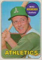 1969 Topps #655 Mike Hershberger Baseball Card