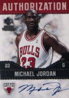 2008 SP Rookie Threads Authorization #AU-MJ Michael Jordan Basketball Card