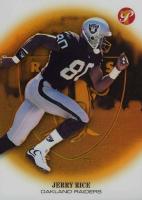 2002 Topps Pristine  #41 Jerry Rice Gold Refractor Football Card