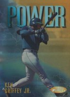 1997 Finest #342 Ken Griffey Jr. Refractor Baseball Card