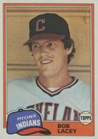 1981 Topps #784 Bob Lacey Traded Baseball Card