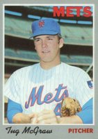 1970 Topps #26 Tug McGraw Baseball Card
