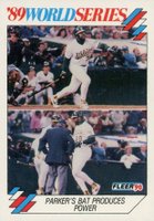 1990 Fleer World Series #9 Dave Parker Baseball Card