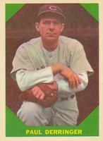 1960 Fleer Baseball Greats #43 Paul Derringer Baseball Card