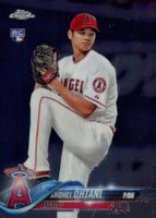 2018 Topps Chrome #150 Shohei Ohtani Pitching Baseball Card