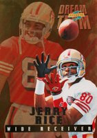 1995 Score Dream Team #DT7 Jerry Rice Football Card