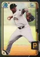 2015 Bowman Draft #137 KE'Bryan Hayes Chrome-Asia Black Refractor Baseball Card