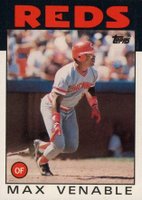1986 Topps #428 Max Venable Baseball Card