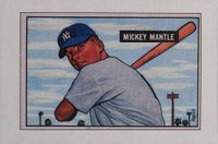 1989 Bowman Inserts # Mickey Mantle 1951 Reprint Baseball Card