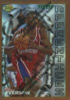 1996 Finest #69 Allen Iverson Refractor w/Coating Basketball Card