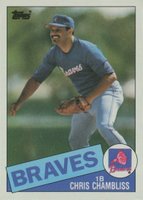 1985 Topps #518 Chris Chambliss Baseball Card