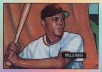 1998 Bowman Chrome Reprints #5 Willie Mays Refractor Baseball Card