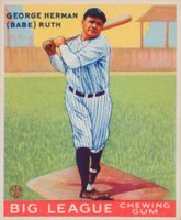 1933 Goudey #144 Babe Ruth Baseball Card