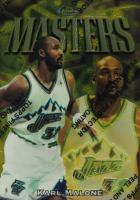 1997 Finest #321 Karl Malone w/Coating Basketball Card