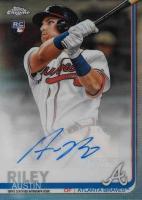 2019 Topps Chrome Update Autographs #AR Austin Riley Baseball Card