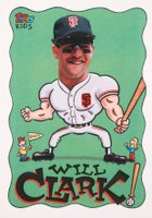1992 Topps Kids #58 Will Clark Baseball Card