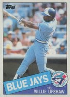 1985 Topps #75 Willie Upshaw Baseball Card