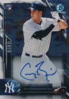 2016 Bowman Chrome Rookie Autographs #CRAGB Greg Bird Baseball Card