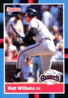 1988 Donruss #628 Matt Williams Baseball Card