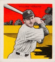 1933 Tattoo Orbit # Billy Herman Baseball Card