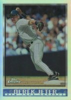1998 Topps Chrome #160 Derek Jeter Refractor Baseball Card