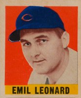 1948 Leaf #113 Emil Leonard Short Print Baseball Card
