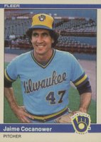 1984 Fleer Update #U-28 Jaime Cocanower Baseball Card