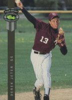 1992 Classic 4 Sport #231 Derek Jeter Baseball Card