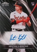 2024 Topps Chrome Black Autographs #HKJ Heston Kjerstad Baseball Card