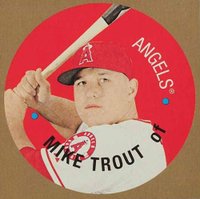 2016 Topps Heritage 1967 Discs #MT Mike Trout Baseball Card