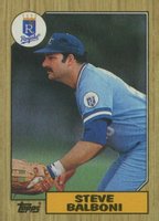 1987 Topps #240 Steve Balboni Baseball Card
