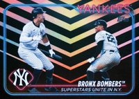 2024 Topps Update #US181 Aaron Judge/Juan Soto Holiday Baseball Card