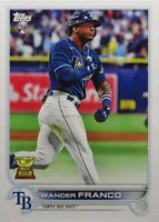 2022 Topps Team Set Tampa Bay Rays #TB1 Wander Franco Baseball Card