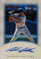 1999 Topps Gallery Certified Autograph #GA2 Adrian Beltre Baseball Card