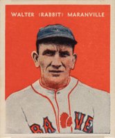1932 U.S. Caramel #10 Walter (Rabbit) Maranville Baseball Card