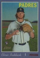 2019 Topps Heritage #703 Chris Paddack Chrome-Purple Refractor Baseball Card