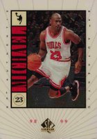 1998 SP Authentic Michael #M8 Michael Jordan Basketball Card